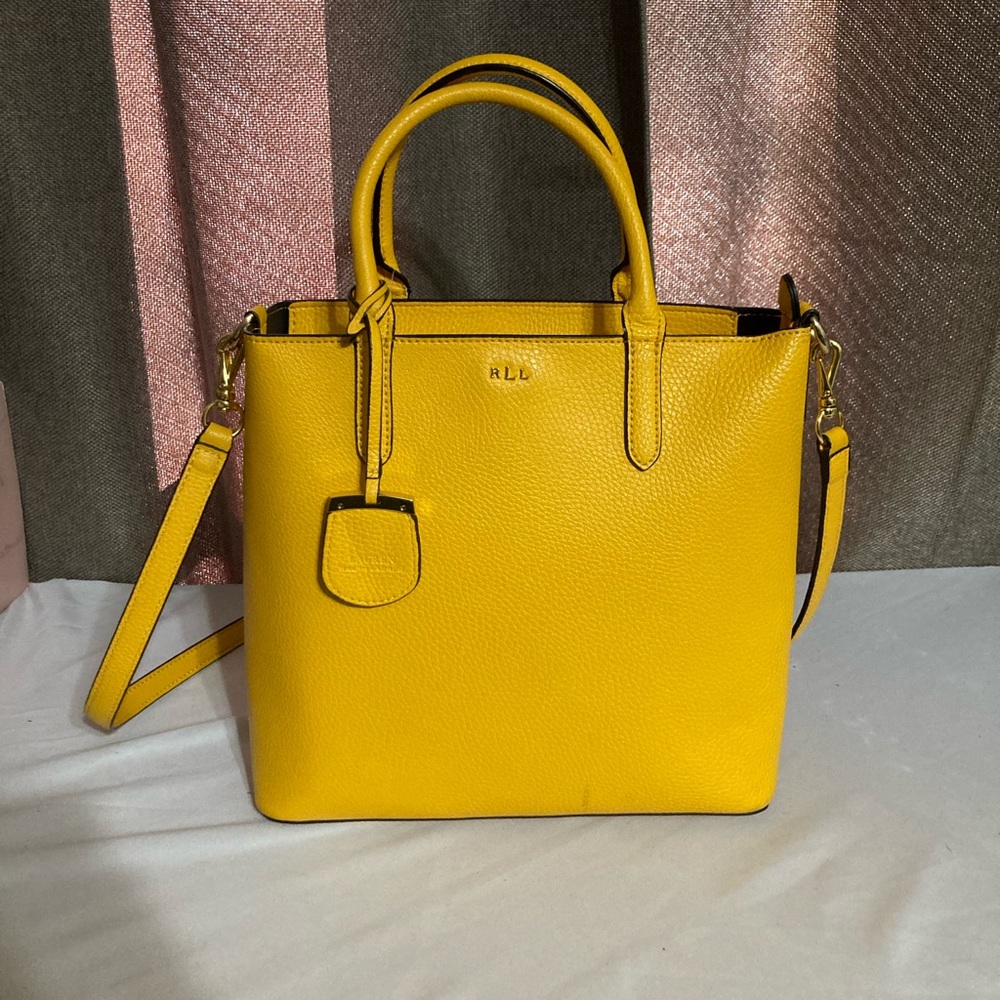 Ralph Lauren Vibrant Yellow Tote Bag